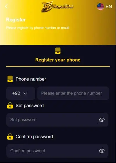 ROYAL8BET Game Login
